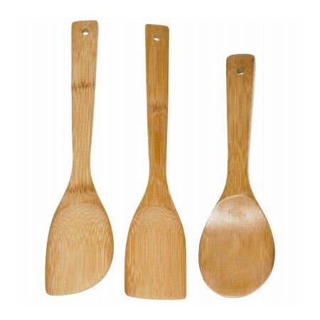 Imusa Usa 3PC Bamboo Kitchware PAN-10011W